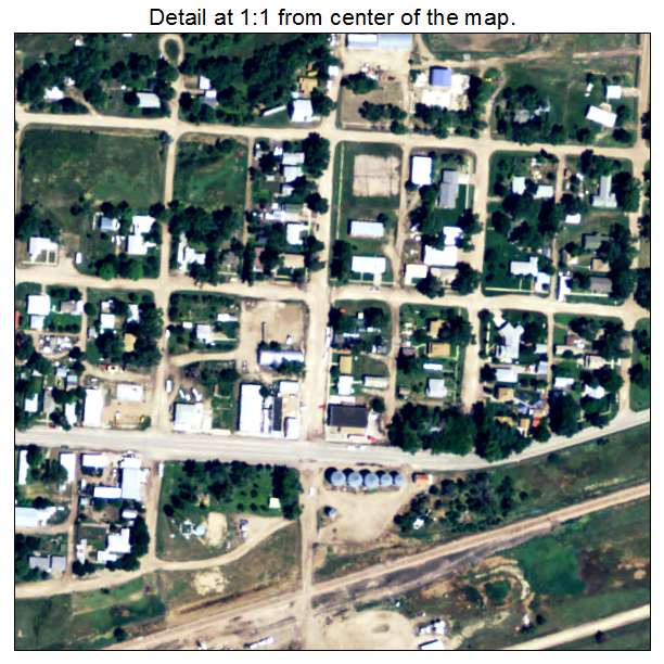 Crook, Colorado aerial imagery detail