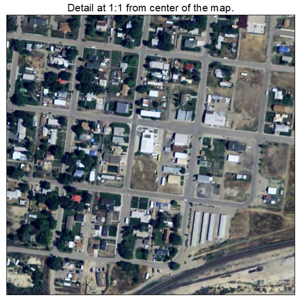 De Beque, Colorado aerial imagery detail