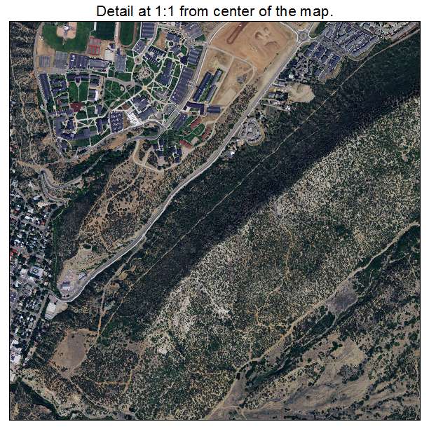 Durango, Colorado aerial imagery detail
