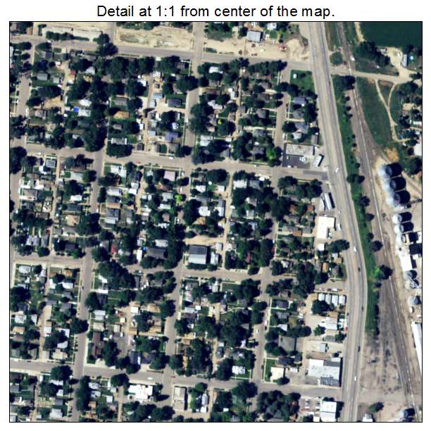 Aerial Photography Map of Eaton, CO Colorado