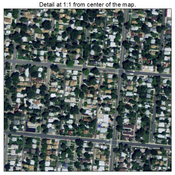 Edgewater, Colorado aerial imagery detail