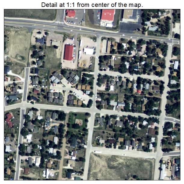 Elizabeth, Colorado aerial imagery detail