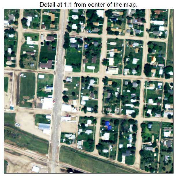 Fleming, Colorado aerial imagery detail