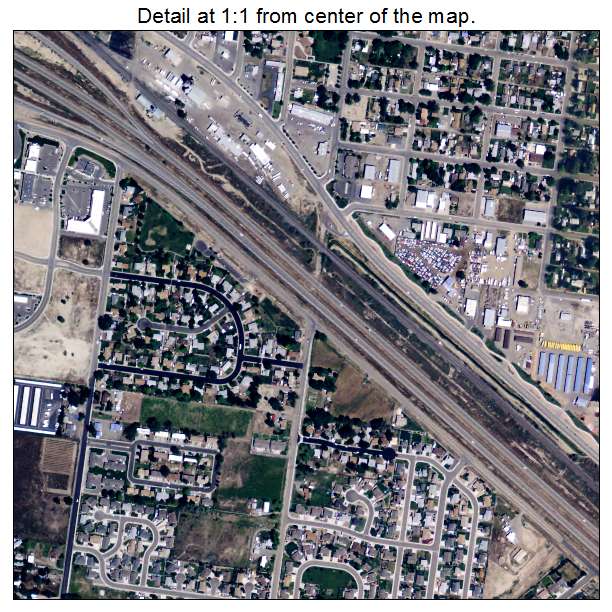 Fruita, Colorado aerial imagery detail