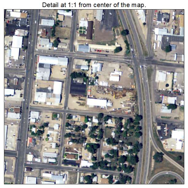 Garden City, Colorado aerial imagery detail