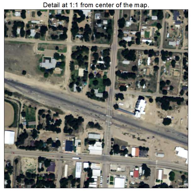 Granada, Colorado aerial imagery detail