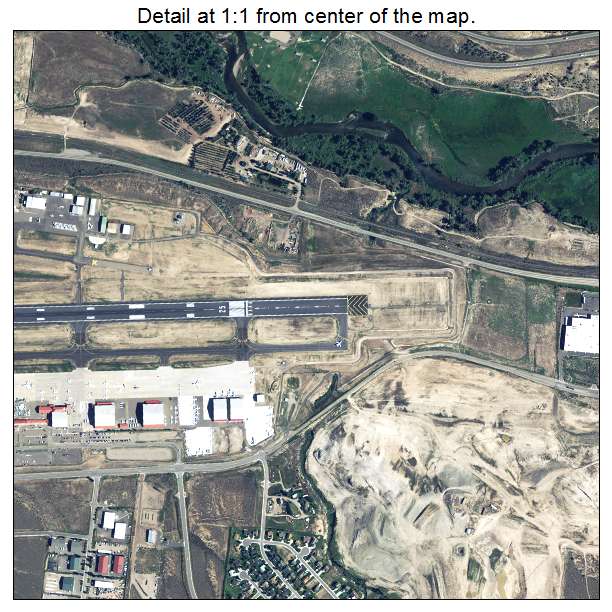 Gypsum, Colorado aerial imagery detail