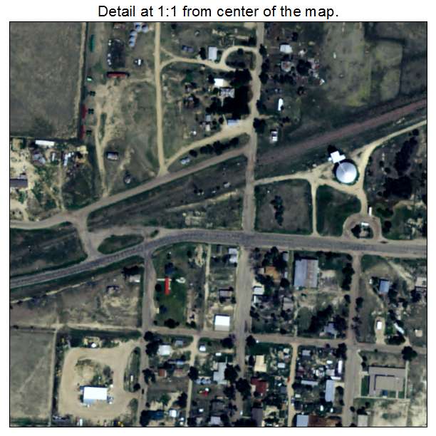 Haswell, Colorado aerial imagery detail