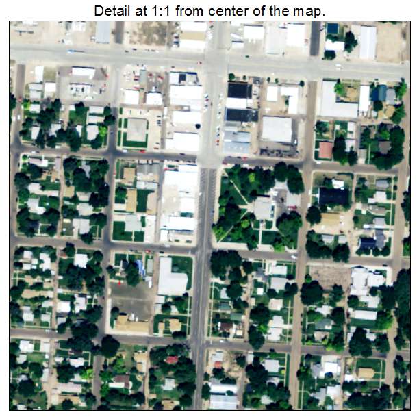Holyoke, Colorado aerial imagery detail