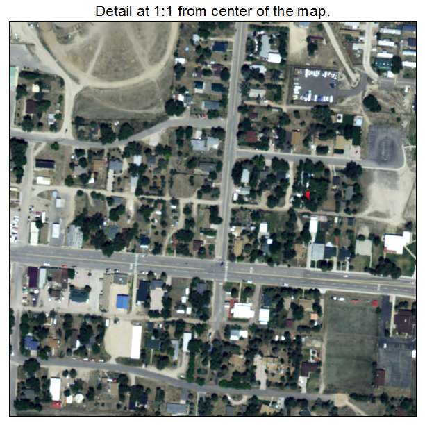 Kiowa, Colorado aerial imagery detail