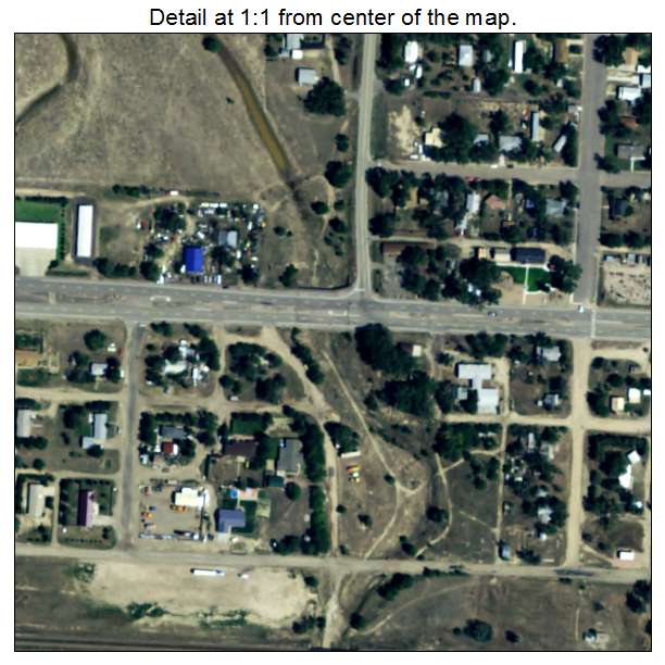 Kit Carson, Colorado aerial imagery detail