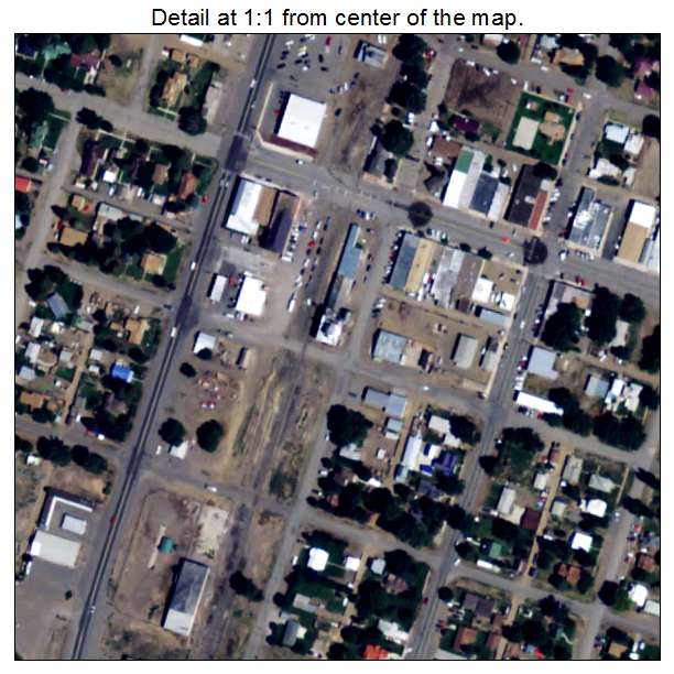 La Jara, Colorado aerial imagery detail