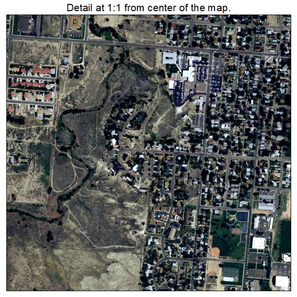 La Junta, Colorado aerial imagery detail