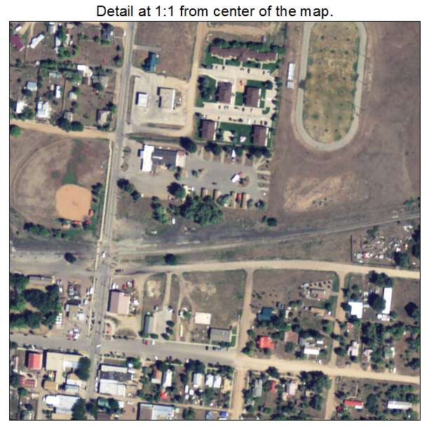 La Veta, Colorado aerial imagery detail