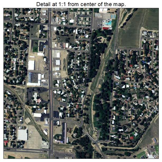 Lamar, Colorado aerial imagery detail