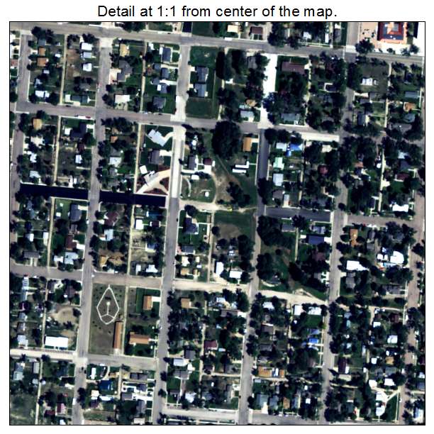 Limon, Colorado aerial imagery detail