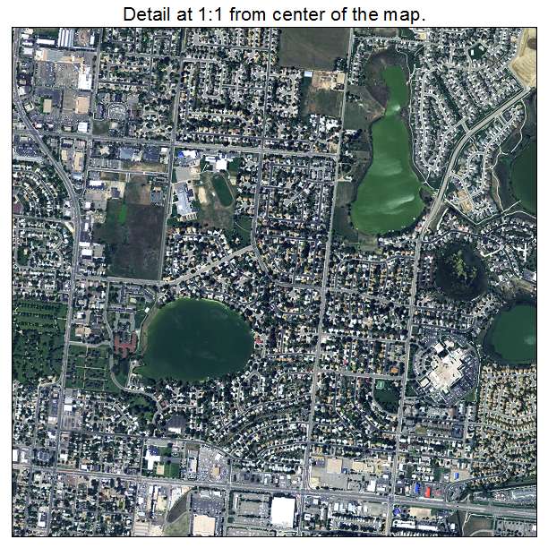 Loveland, Colorado aerial imagery detail