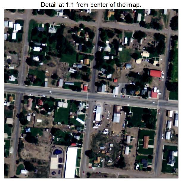 Manassa, Colorado aerial imagery detail