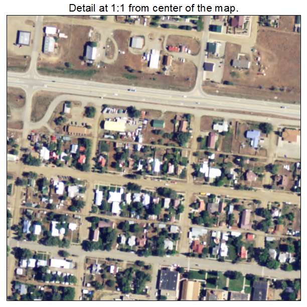 Mancos, Colorado aerial imagery detail