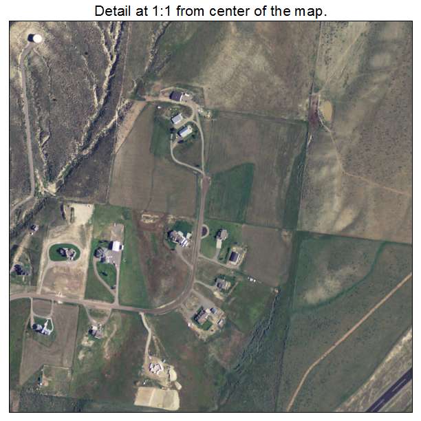 Meeker, Colorado aerial imagery detail