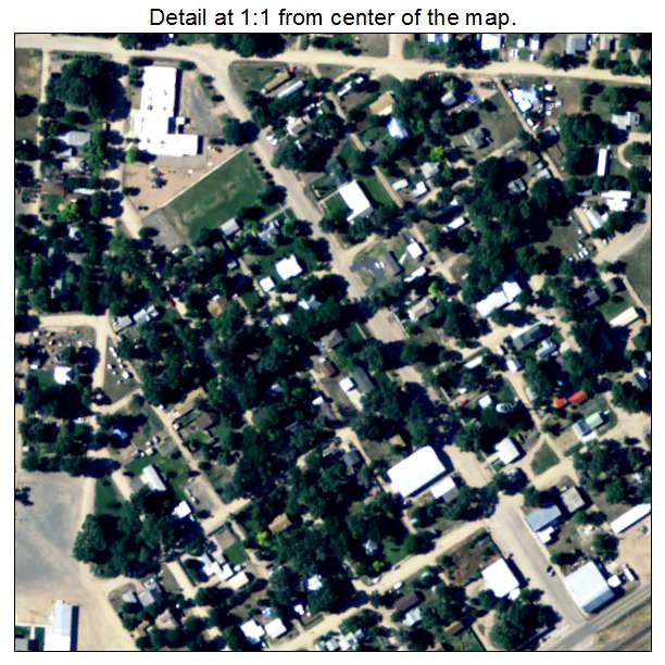 Merino, Colorado aerial imagery detail