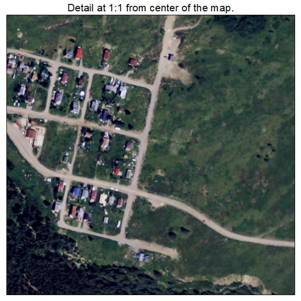 Ophir, Colorado aerial imagery detail