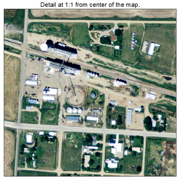 Paoli, Colorado aerial imagery detail