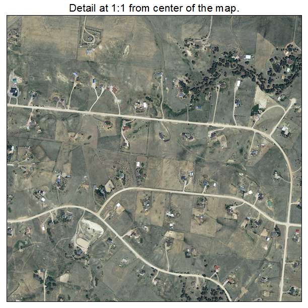 Ponderosa Park, Colorado aerial imagery detail