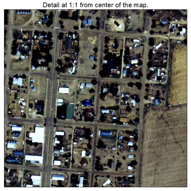 Pritchett, Colorado aerial imagery detail