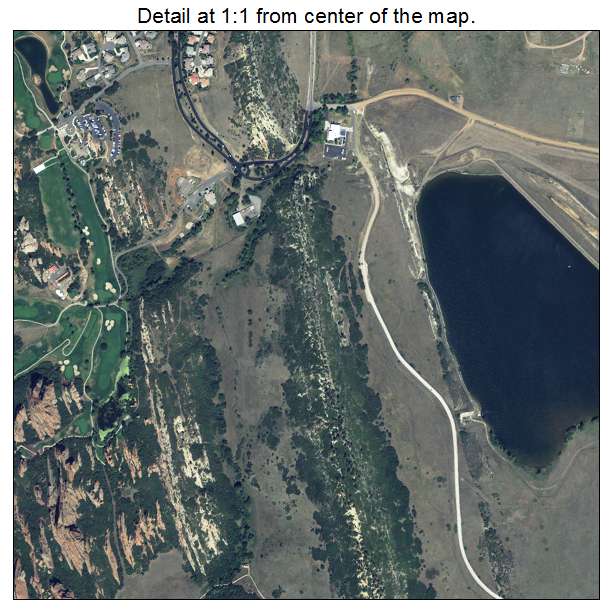 Roxborough Park, Colorado aerial imagery detail