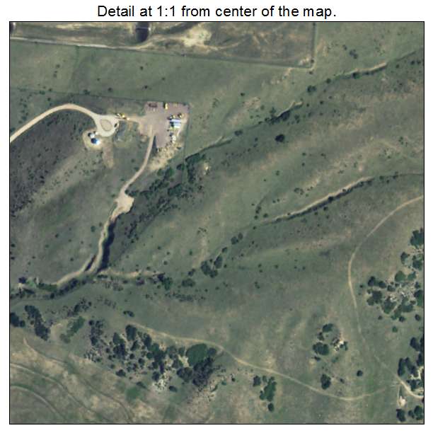 Sedalia, Colorado aerial imagery detail