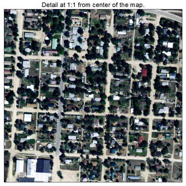 Simla, Colorado aerial imagery detail