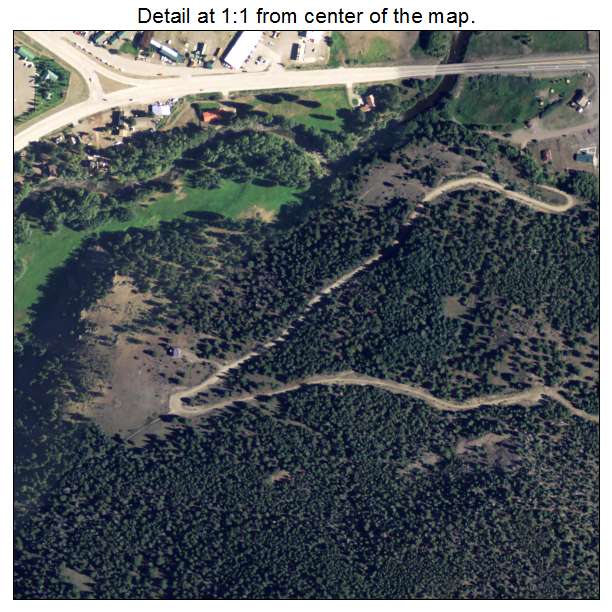 South Fork, Colorado aerial imagery detail