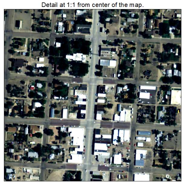 Springfield, Colorado aerial imagery detail
