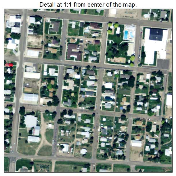 Stratton, Colorado aerial imagery detail