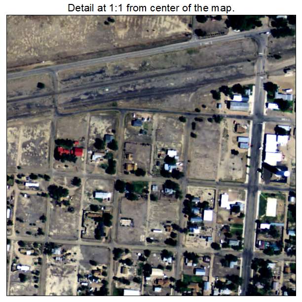 Sugar City, Colorado aerial imagery detail