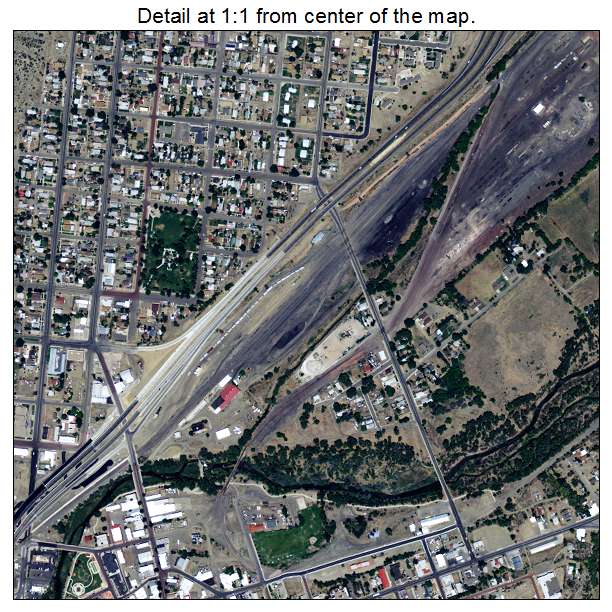 Trinidad, Colorado aerial imagery detail