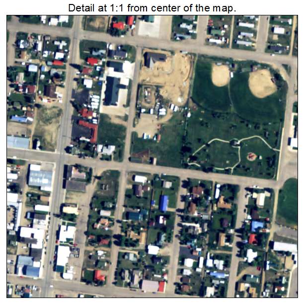 Walden, Colorado aerial imagery detail