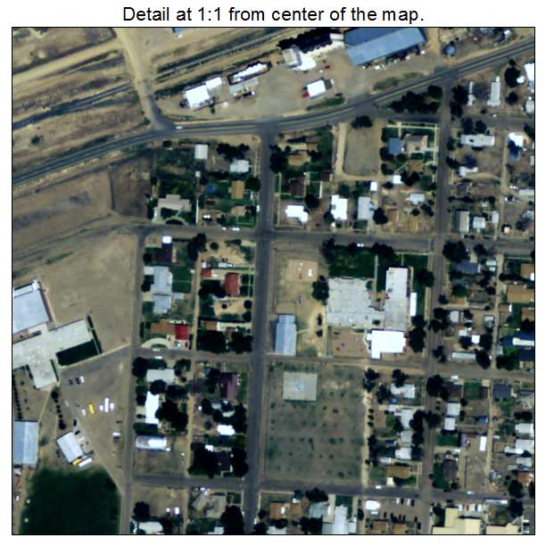 Walsh, Colorado aerial imagery detail