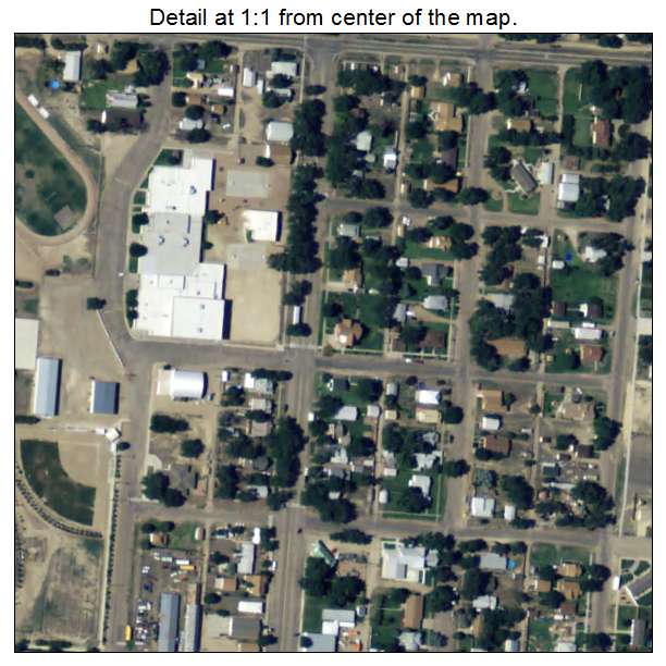 Wiley, Colorado aerial imagery detail