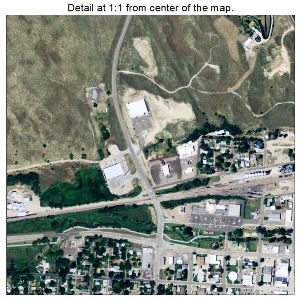 Wray, Colorado aerial imagery detail