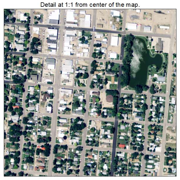 Yuma, Colorado aerial imagery detail