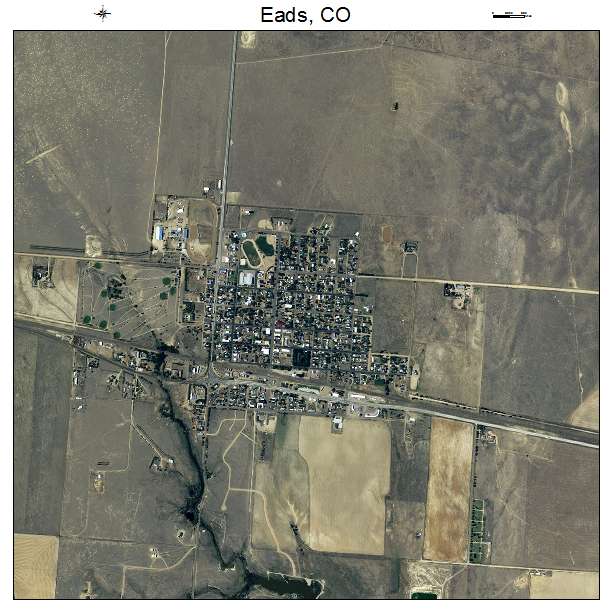 Eads, CO air photo map