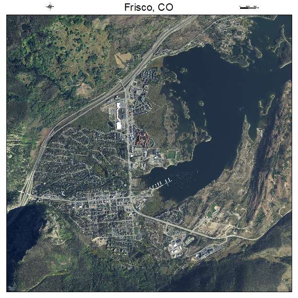 Frisco, CO air photo map