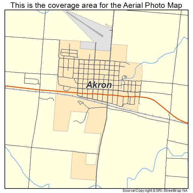 Akron, CO location map 