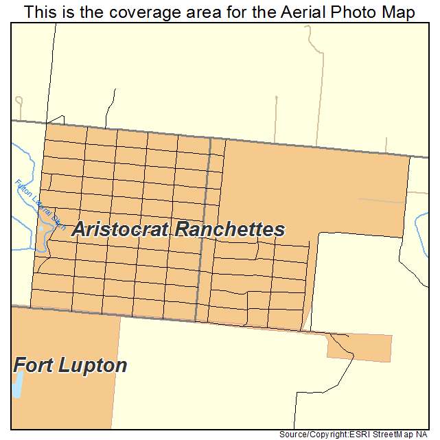Aristocrat Ranchettes, CO location map 
