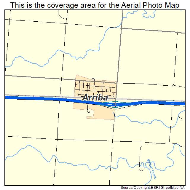 Arriba, CO location map 