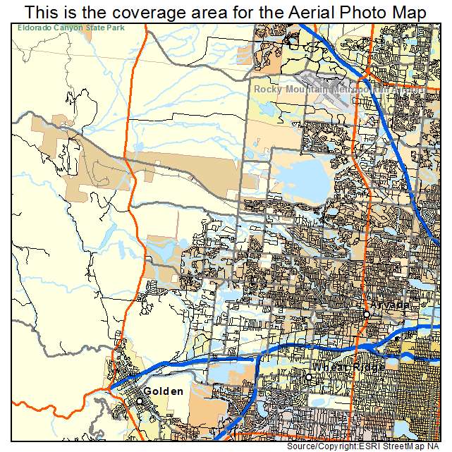 Arvada, CO location map 