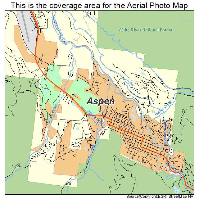 Aspen, CO location map 