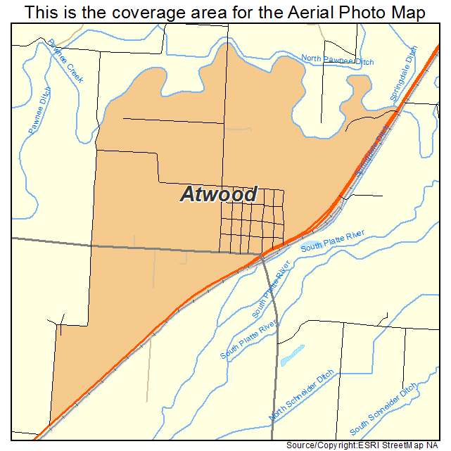 Atwood, CO location map 